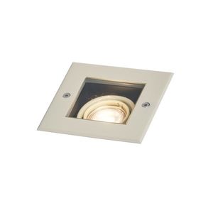 Moderné zemné bodové svietidlo béžové GU10 50 mm otočné a naklápacie IP65 - Oneon vyobraziť