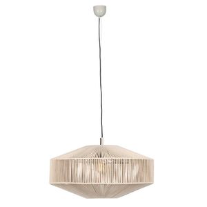 Japandi závesná lampa hnedé lano 61cm - Svea vyobraziť