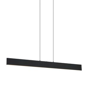Moderné závesné svietidlo čierne vrátane LED 3-stupňové stmievateľné Easylift - Straight vyobraziť