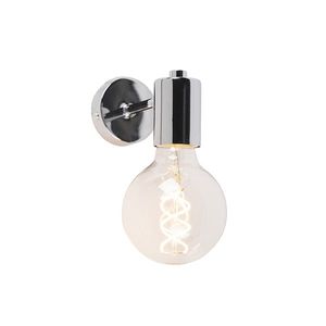 Moderná nástenná lampa chróm - Facil vyobraziť