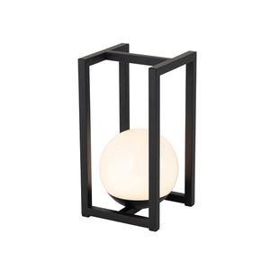 Vonkajšia stolná lampa čierna vrátane LED s dotykovým nabíjaním - Nowi vyobraziť