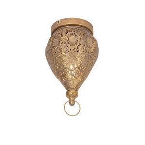 Orientálne stropné svietidlo zlaté 19 cm - Mowgli vyobraziť