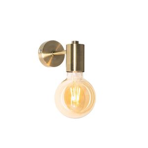 Priemyselná nástenná lampa bronzová - Facil vyobraziť