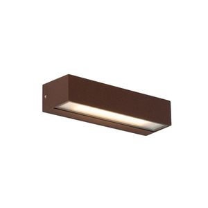 Priemyselná nástenná lampa hrdzavohnedá vrátane LED IP65 - Steph vyobraziť
