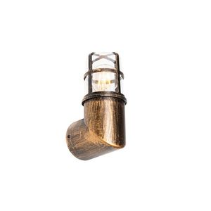 Vintage vonkajšia nástenná lampa starožitné zlato IP54 - Kiki vyobraziť