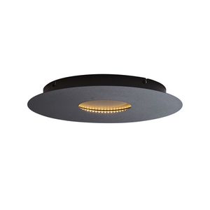 Moderné stropné svietidlo čierne 40 cm vrátane LED s 3-stupňovým stmievaním - Morning vyobraziť