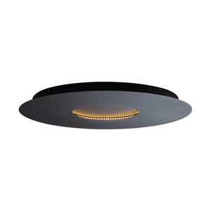 Moderné stropné svietidlo čierne 60 cm vrátane LED s 3-stupňovým stmievaním - Morning vyobraziť