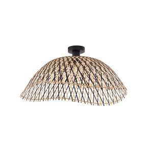 Art Deco stropné svietidlo čierne bambusové 60 cm - Alka vyobraziť