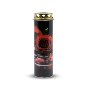 TORO Náhrobná sviečka 225 g červená ruža vyobraziť