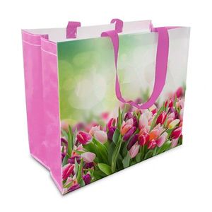 Nákupná taška TORO 43x37x21, 5cm tulipány vyobraziť