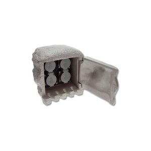 XSTA-224G - Vonkajší stĺpik so 4 zásuvkami IP44 XSTA-224G vyobraziť