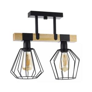 Prisadený luster CAMEROON 2xE27/60W/230V čierna/drevo 15609-cl441-aba0102-ct0000 vyobraziť