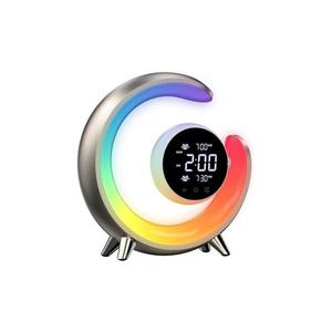08981L- LED RGBW stmievateľná stolná lampa s budíkom PEACOCK LED/20W/5V US 08981L vyobraziť