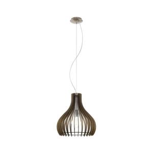 Eglo 61917 - Luster na lanku TINDORI 1xE27/60W/230V pr. 38 cm hnedá 61917 vyobraziť