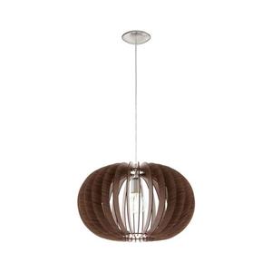 Eglo 95025 - Luster na lanku STELLATO 1xE27/60W/230V hnedá 95025 vyobraziť