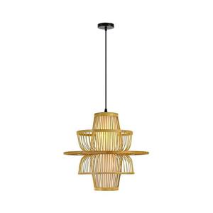08254L - Luster na lanku PINCHOS 1xE27/40W/230V pr. 45 cm bambus 08254L vyobraziť