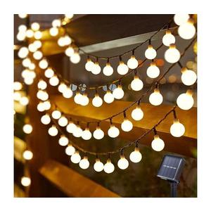 Brilagi - LED Solárny dekoratívny reťaz BUBBLE 200xLED/8 funkcií 20m IP65 teplá biela BRI116 vyobraziť