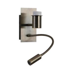 Brilagi - LED Flexibilná nástenná lampa NUBILA 1xE27/25W/230V + LED/3W mosadz BRI124 vyobraziť