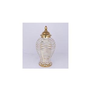 Eurolamp Keramická dóza 42, 2x21, 1 cm zlatá/biela 752-20352 vyobraziť