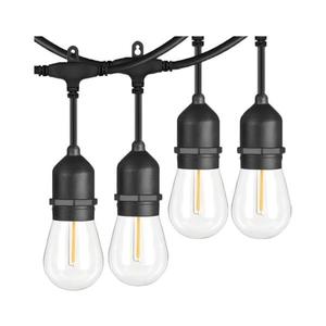 LED vonkajší dekoratívny reťazec 20xE27/1W/230V 10 m IP65 čierny 5903271845859 vyobraziť