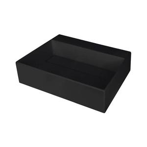 Deante CQR_NU5M - Umyvadlo CORREO 40x50 cm granit/čierne na dosku CQR_NU5M vyobraziť
