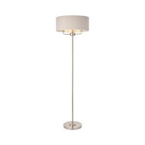 Endon 94359 - Stojacia lampa HIGHCLERE 3xE14/40W/230V béžová/lesklý chróm 94359 vyobraziť