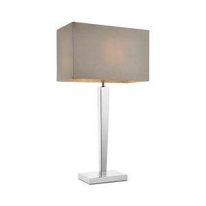 Endon 56707 - Stolná lampa MORETO 1xE27/60W/230V lesklý chróm/šedá 56707 vyobraziť