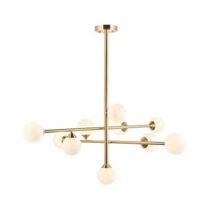 Endon 106754 - Luster na tyči OTIS 10xG9/5W/230V zlatý 106754 vyobraziť