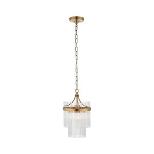 Endon 112572 - Luster na reťazi MARIETTA 1xE27/10W/230V mosadz/číre 112572 vyobraziť