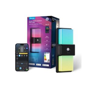Govee - LED RGBIC Stm. vonkajšie svietidlo LED/230V IP65 2700-6500K Wi-Fi H7078CD1 vyobraziť