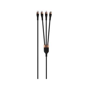 Winner Group -USB kábel 3v1 USB-C / Lightning, USB-C a Micro USB 100W 1, 5m čierna WINKABEL3IN1 vyobraziť