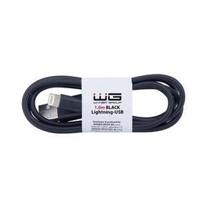 Winner Group - USB kábel Lightning / USB-A 1m čierna WINKABULIGHT vyobraziť