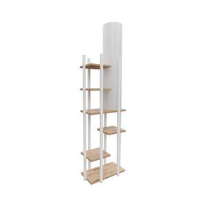 Stojacia lampa s poličkami VOGUE 1xE27/40W/230V 160 cm biela 390FLH2156 vyobraziť
