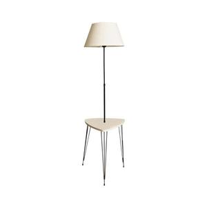 Stojacia lampa so stolíkom 1xE27/40W/230V čierna/krémová 687HMY1931 vyobraziť