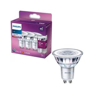 SADA 3x LED Žiarovka Philips PAR16 GU10/3, 5W/230V 4000K 8718699776251 vyobraziť