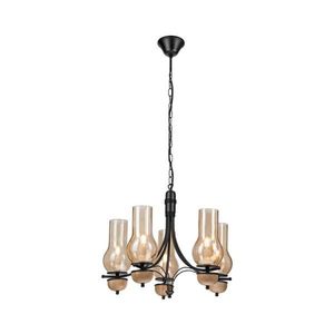BRILAGI - LED Luster na reťazi COTTAGE 5xE14/40W/230V buk/hnedá BG1524+5xBG2273 vyobraziť