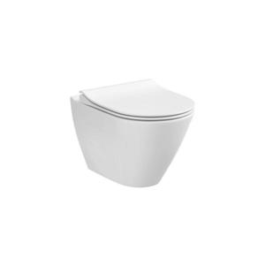 Cersanit K701-104 - Závesné WC s WC sedadlom CITY OVAL keramika/biela K701-104 vyobraziť