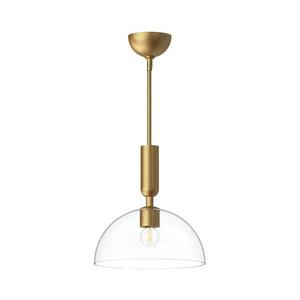 Elstead Alora Mood ALM-JUDE-P-GD-CL - Luster na tyči JUDE 1xE27/60W/230V mosadz ALM-JUDE-P-GD-CL vyobraziť
