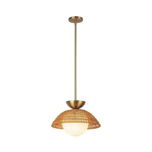 Elstead Alora Mood ALM-PERTH-P-GD - Závesné svietidlo PERTH na tyči 1xE27/60W/230V, priemer 37, 5 cm, zlaté ALM-PERTH-P-GD vyobraziť
