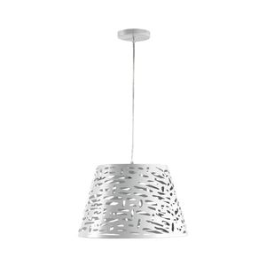 ONLI - Luster na lanku RICKY 1xE27/15W/230V pr. 40 cm biela 4896/S vyobraziť