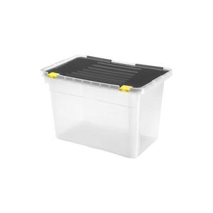 UTC Úložný box 54 l čierny/priehľadný HDR656 vyobraziť