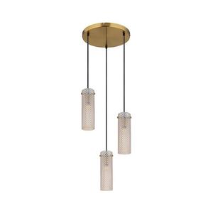 Globo 15775-3HR - Luster na lanku KAROLO 3xE14/40W/230V 15775-3HR vyobraziť