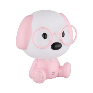 Globo 21761P - LED stmievateľná detská nočná lampa PUPPY 1W/5V 500 mAh ružová 21761P vyobraziť