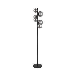 Globo 56133-6S - LED Stojacia lampa RIHA 6xG9/3, 5W/230V dymová/čierna 56133-6S vyobraziť