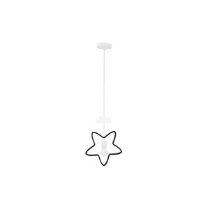 Detský luster na lanku STARS 1xE27/20W/230V čierna/biela 31-12005 vyobraziť