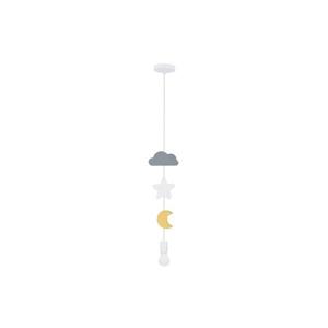 Detský luster TRIO na lanku 1xE27/20W/230V šedá/biela/žltá 31-12081 vyobraziť