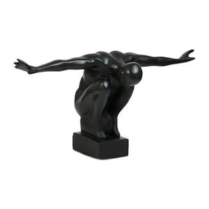 Estilo Home Dekorácia na stôl 25x41x20 cm, živica/čierna 5905623250458 vyobraziť