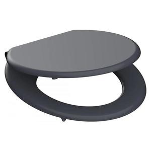 Schütte 80104 - WC sedadlo SPIRIT antracit SoftClose MDF drevo 80104 vyobraziť