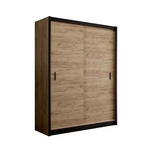 Šatní skriňa SAPHIRA 203x215 cm s posuvnými dverami dub craft MULTI 203 craft vyobraziť