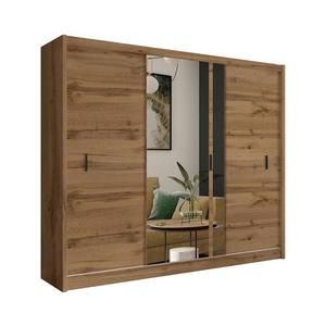 Šatní skriňa so zrkadlom SABRINA 250x215 cm dub woltan OSLO 250 Wotan vyobraziť
